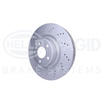 2013 Mercedes-Benz SLK250 Disc Brake Rotor Front Hella Pagid 355122891 image 1 of 4