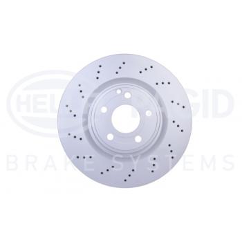 2013 Mercedes-Benz SLK250 Disc Brake Rotor Front Hella Pagid 355122891 image 2 of 4
