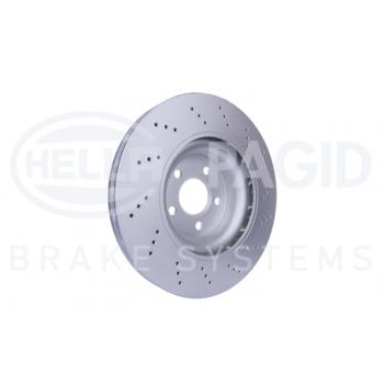 2013 Mercedes-Benz SLK250 Disc Brake Rotor Front Hella Pagid 355122891 image 3 of 4