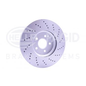 2017 Mercedes-Benz CLS400 Disc Brake Rotor Front Hella Pagid 355122911 image 3 of 4