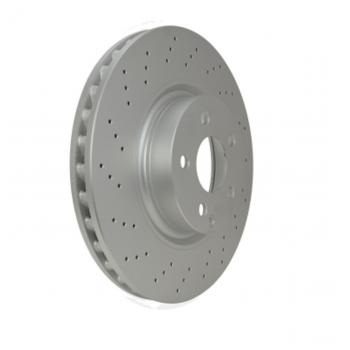 2012 Mercedes-Benz S400 Disc Brake Rotor Front Hella Pagid 355122972 image 4 of 4