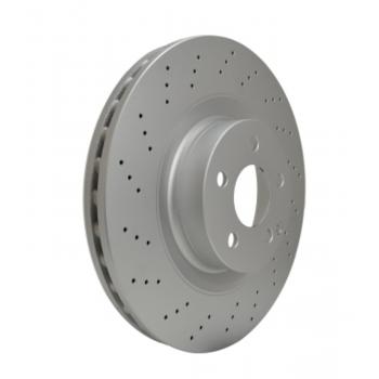 2014 Mercedes-Benz CL600 Disc Brake Rotor Front Hella Pagid 355123012 image 4 of 4