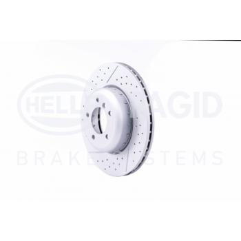 2011 BMW 135i Disc Brake Rotor Front Hella Pagid 355123041 image 1 of 4