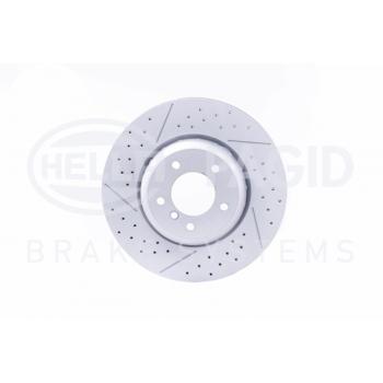 2011 BMW 135i Disc Brake Rotor Front Hella Pagid 355123041 image 2 of 4