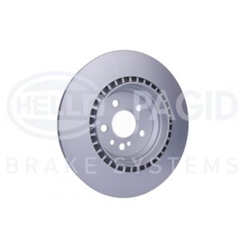 2006 Mercedes-Benz CL600 Disc Brake Rotor Rear Hella Pagid 355123081 image 3 of 4