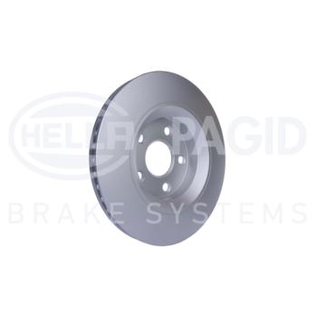 2018 Jeep Wrangler JK Disc Brake Rotor Front Hella Pagid 355123141 image 4 of 4