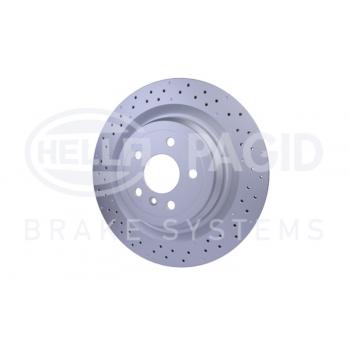 2013 Mercedes-Benz GL450 Disc Brake Rotor Rear Hella Pagid 355126281 image 1 of 4