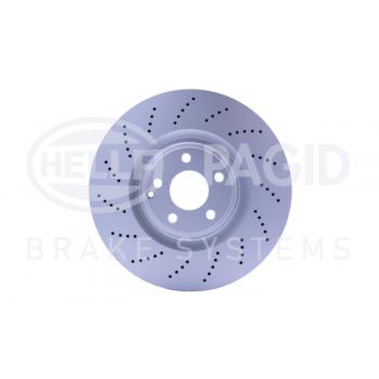 2018 Mercedes-Benz CLS550 Disc Brake Rotor Front Hella Pagid 355126341 image 2 of 4