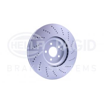 2018 Mercedes-Benz CLS550 Disc Brake Rotor Front Hella Pagid 355126341 image 3 of 4