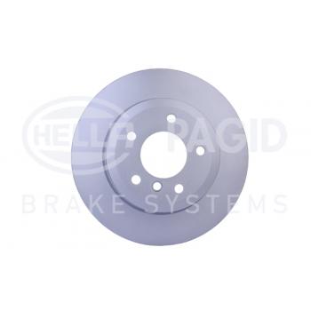 2011 BMW 135i Disc Brake Rotor Rear Hella Pagid 355126521 image 2 of 4