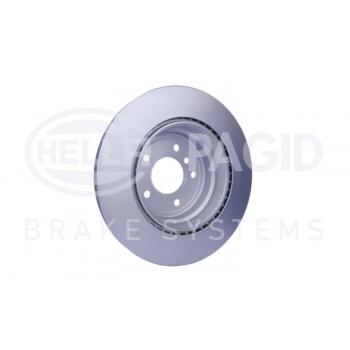 2011 BMW 135i Disc Brake Rotor Rear Hella Pagid 355126521 image 3 of 4