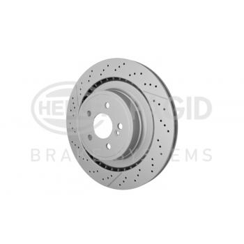 2012 Mercedes-Benz CLS63 AMG Disc Brake Rotor Rear Hella Pagid 355126871 image 1 of 4
