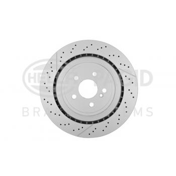 2012 Mercedes-Benz CLS63 AMG Disc Brake Rotor Rear Hella Pagid 355126871 image 2 of 4