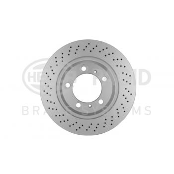 2012 Porsche 911 Disc Brake Rotor Front Left Hella Pagid 355126921 image 2 of 4