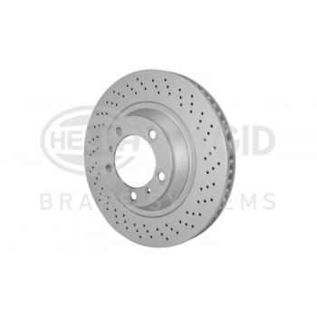 2012 Porsche 911 Disc Brake Rotor Front Right Hella Pagid 355126931 image 1 of 4