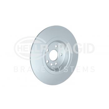 2016 Land Rover Range Rover Evoque Disc Brake Rotor Rear Hella Pagid 355131851 image 3 of 4
