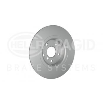 2019 Jaguar XE Disc Brake Rotor Rear Hella Pagid 355132391 image 3 of 4