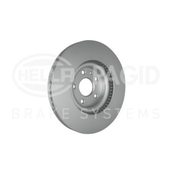 2016 Ford Fusion Disc Brake Rotor Front Hella Pagid 355132421 image 4 of 4