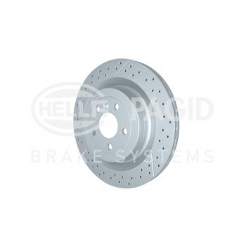 2018 Mercedes-Benz GLS63 AMG Disc Brake Rotor Rear Hella Pagid 355132461 image 1 of 4