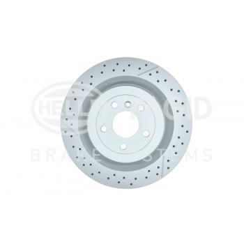 2018 Mercedes-Benz GLS63 AMG Disc Brake Rotor Rear Hella Pagid 355132461 image 2 of 4