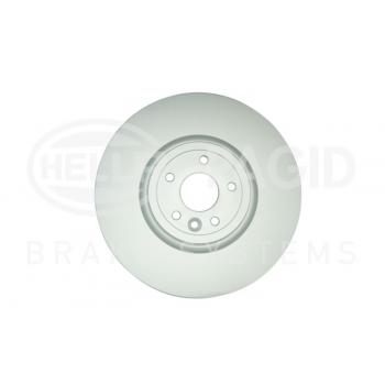 2017 Jaguar XF Disc Brake Rotor Front Hella Pagid 355132471 image 2 of 4