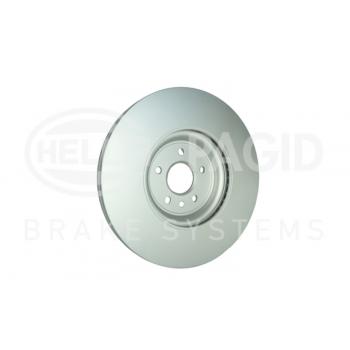 2017 Jaguar XF Disc Brake Rotor Front Hella Pagid 355132471 image 3 of 4