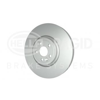 2017 Jaguar F-Pace Disc Brake Rotor Front Hella Pagid 355132481 image 1 of 4