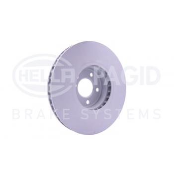 2014 BMW ActiveHybrid 7 Disc Brake Rotor Front Left Hella Pagid 355132511 image 3 of 4