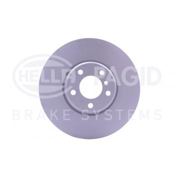 2014 BMW ActiveHybrid 7 Disc Brake Rotor Front Right Hella Pagid 355132521 image 2 of 4