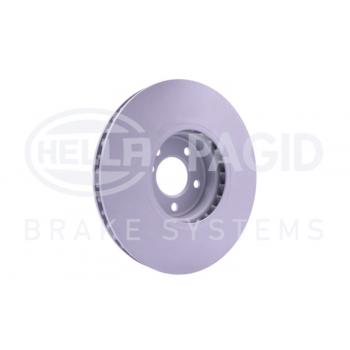 2014 BMW ActiveHybrid 7 Disc Brake Rotor Front Right Hella Pagid 355132521 image 3 of 4