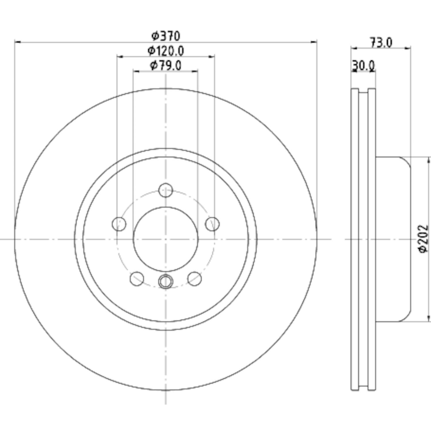 Hella Pagid 355132801 - Disc Brake Rotor Hella Pagid 355132801 Disc Brake Rotor product image 1 of 1