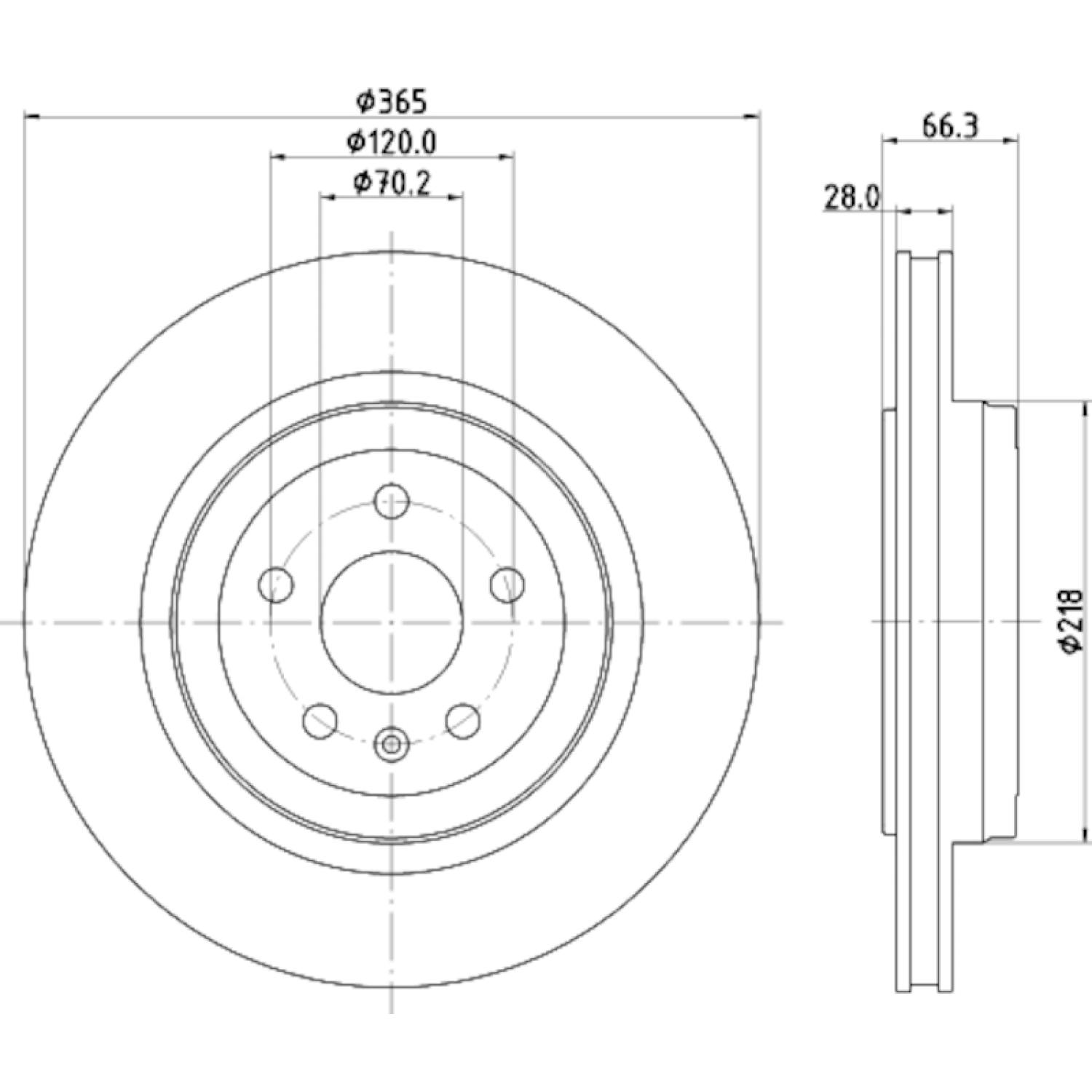 Hella Pagid 355132901 - Disc Brake Rotor Hella Pagid 355132901 Disc Brake Rotor product image 1 of 1