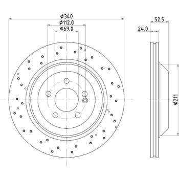 2019 Mercedes-Benz S560 Disc Brake Rotor