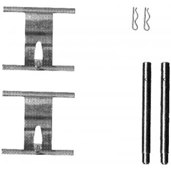 2010 Porsche Cayenne Disc Brake Hardware Kit Front Hella Pagid 355203191 image 1 of 1