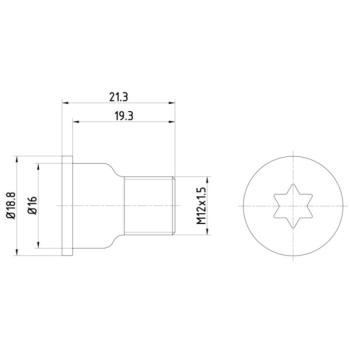 2014 Audi Q7 Disc Brake Rotor Bolt