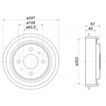Hella Pagid 355300101 product image