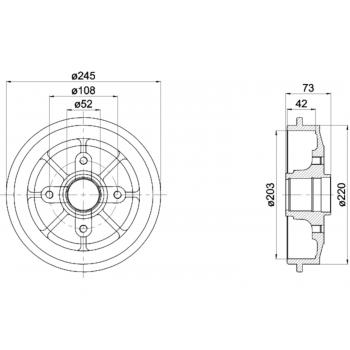 Hella Pagid 355300591 product image