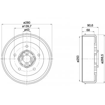 Hella Pagid 355300881 product image