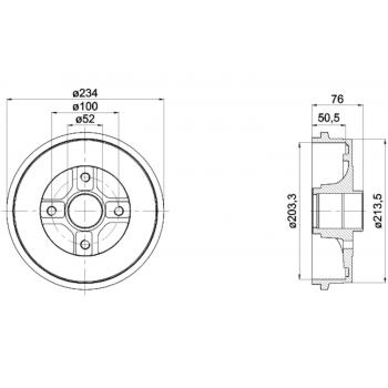 Hella Pagid 355301071 product image