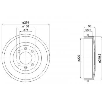 Hella Pagid 355301231 product image