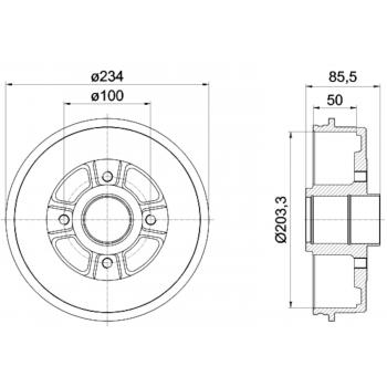 Hella Pagid 355301391 product image