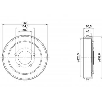 Hella Pagid 355301921 product image