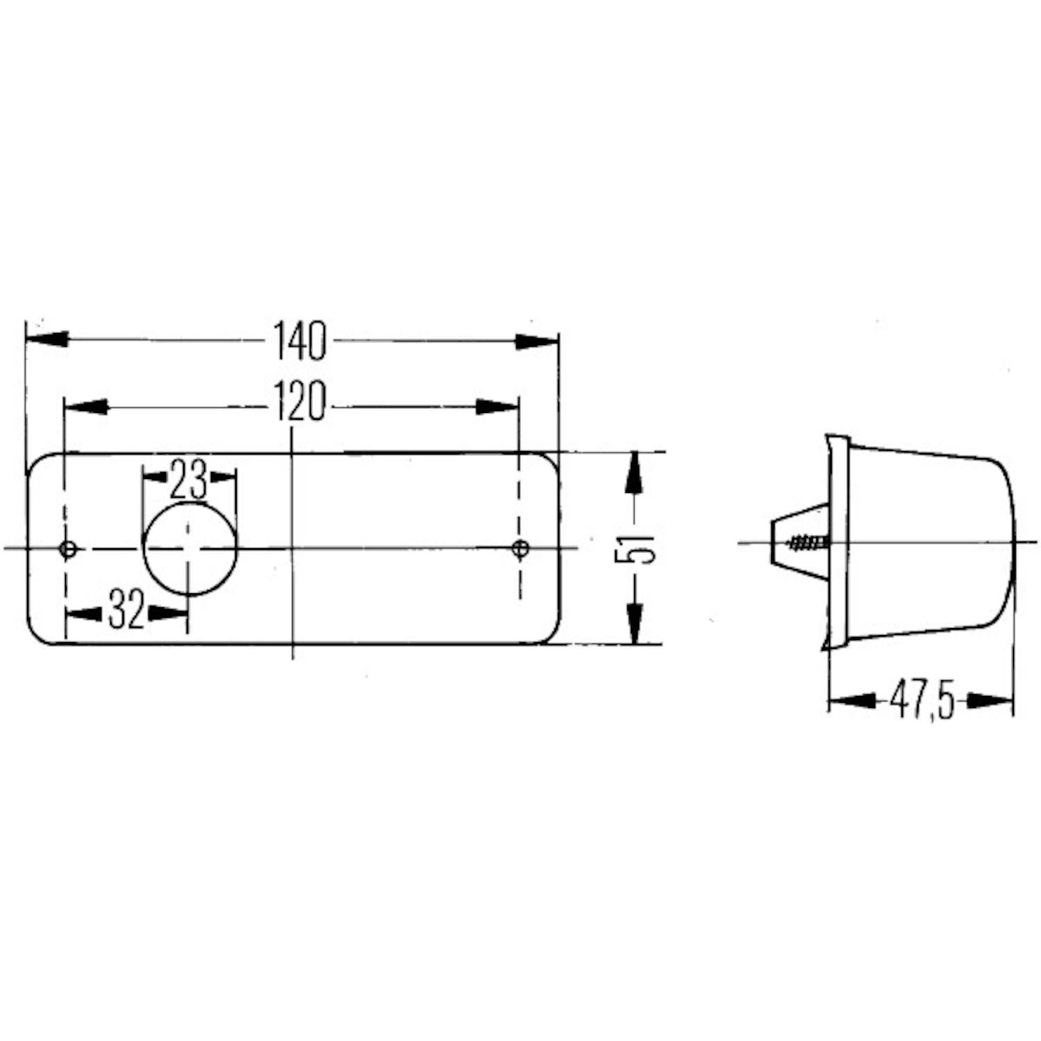 HELLA 006692027 - Turn Signal Indicator Light HELLA 006692027 Turn Signal Indicator Light product image 1 of 1