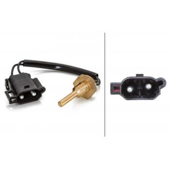 1997 Volvo 850 Engine Coolant Temperature Sensor HELLA 009107281 image 2 of 2