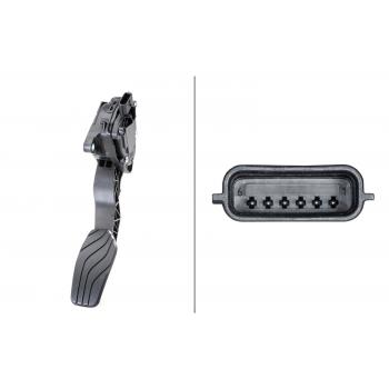 2018 Nissan Rogue Accelerator Pedal Sensor HELLA 009978791 image 2 of 2