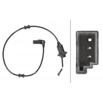 2000 Mercedes-Benz S430 ABS Wheel Speed Sensor Rear Left HELLA 010039831 image 1 of 1