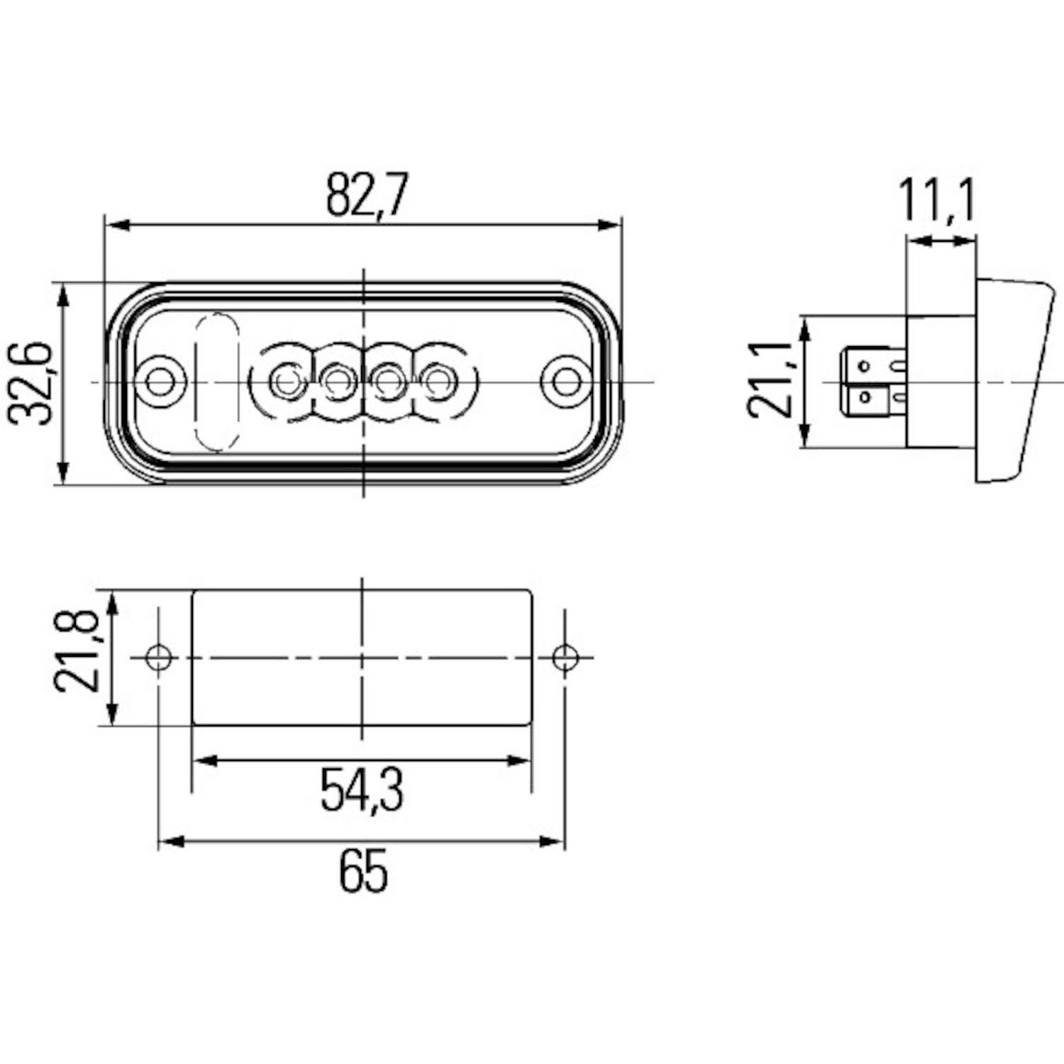 HELLA 010278311 - License Lamp HELLA 010278311 License Lamp product image 1 of 1