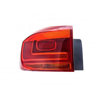 2014 Volkswagen Tiguan Tail Light Assembly Left Outer HELLA 010738111 image 3 of 4