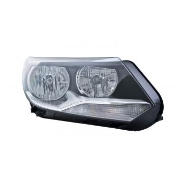 2013 Volkswagen Tiguan Headlight Assembly Right HELLA 010749261 image 3 of 4