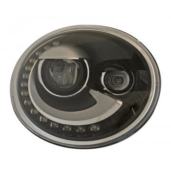 2012 Volkswagen Beetle Headlight Assembly HELLA 010793351 image 3 of 4